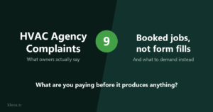 HVAC Marketing Agency Complaints: What Owners Say Goes Wrong, and What to Demand Instead
